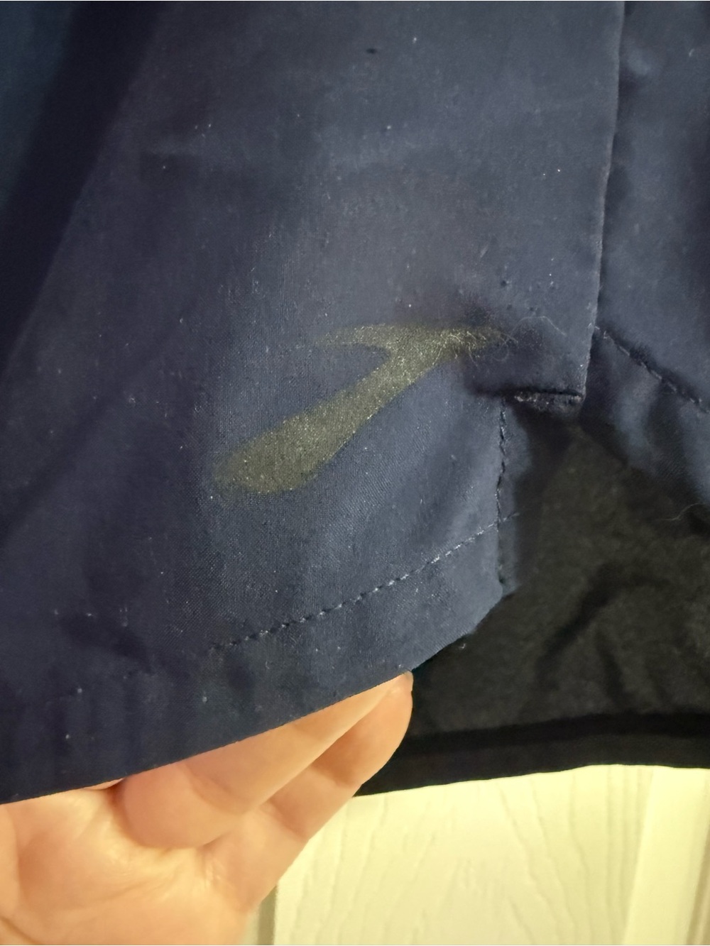 Navy Women's Athletic Shorts - Picture 2 of 4